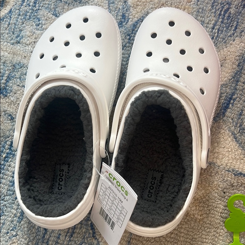 Crocs Kids White Clogs